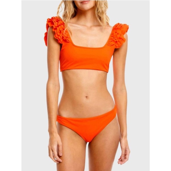 AGUA BENDITA sunbaze two piece in bright orange - Picture 1 of 8